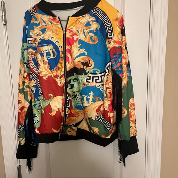 New Vibrant Colorful Two Piece Jogger Set Juniors’ Size XL - Picture 5 of 6